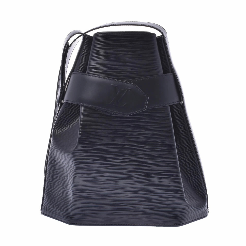 LOUIS VUITTON Epi Sac Depaule Hobo Bag Black
